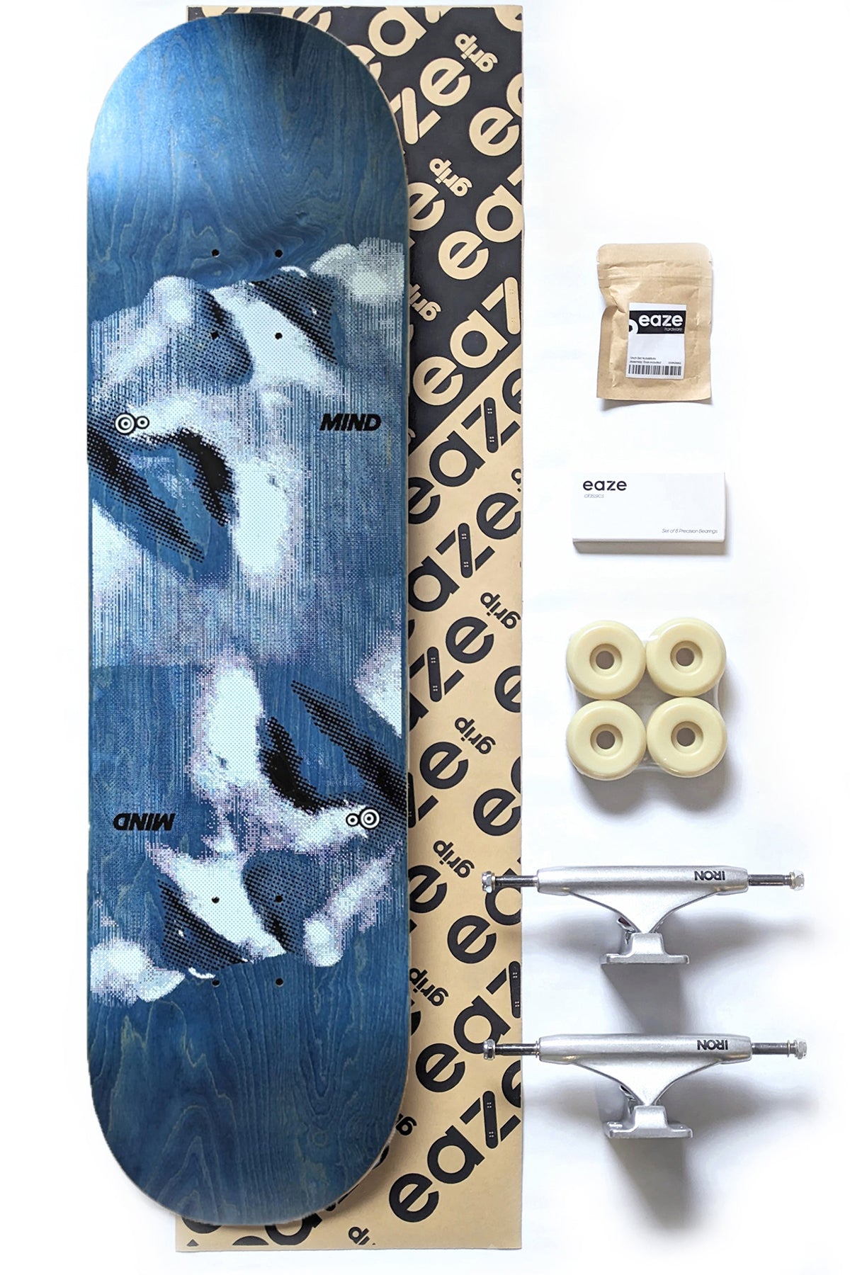 MIND Twin-Tail Skateboard Complete Bundle