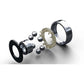 EAZE RS1 Skateboard Kugellager (Six-Ball-Bearings) 608 für Longboard, Inliner, Scooter etc. 8er-Set eazeskateboarding 